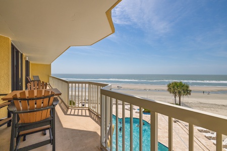 Step out onto your private terrace and take in the views of Folly Beach