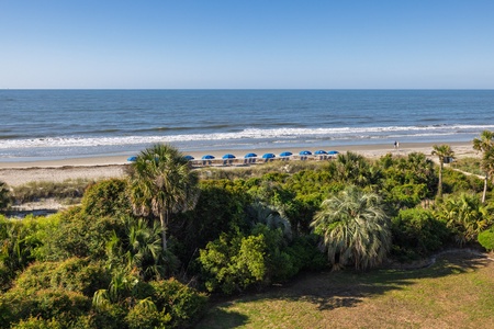 Beach View from Second Floor Balcony