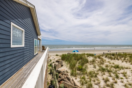 Take the path from your sunroom to your covered back deck