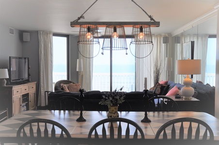 Dining room to ocean view