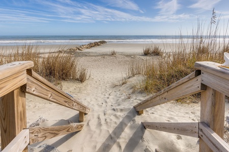 Enjoy your own private access to Folly Beach