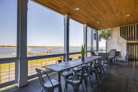 First Floor Screened Porch