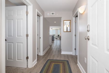 Step into your bright, welcome hallway