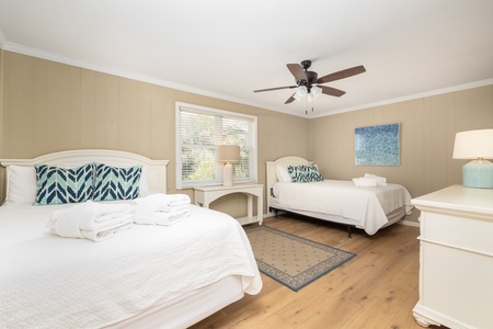 Your two queen bedroom is perfect for families