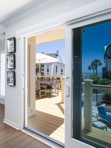 Slider Door off Living / Dining to Back Porch