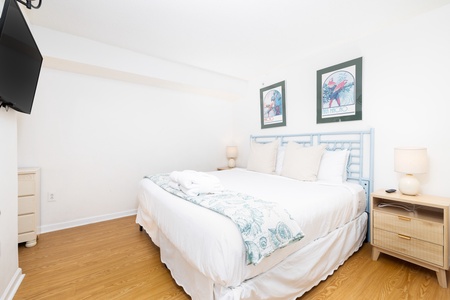 Unwind in your third king bedroom with attached Jack and Jill bathroom