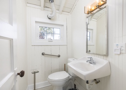 Upstairs water closet