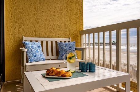 Sip your morning coffee on your private balcony while savoring stunning beach views and fresh ocean breezes.