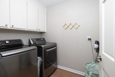 Your own dedicated laundry room makes it easy to pack light and keep fresh during your stay