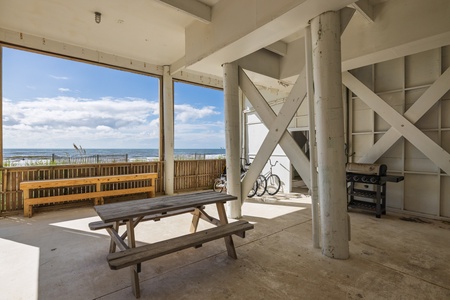 Relax and take in the breeze from your covered deck