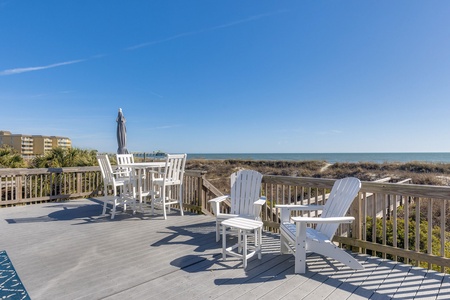 Step out onto your private deck and breathe in the ocean air