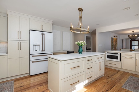 Plenty of counter space and storage