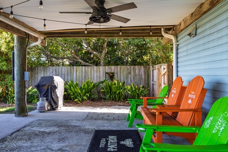 Relax in your adirondack chairs