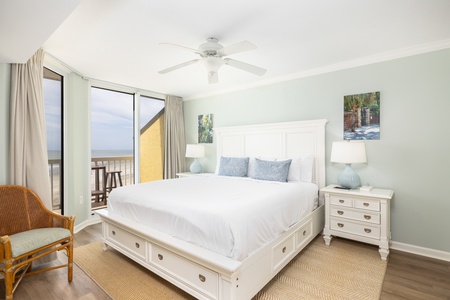 Your second king bedroom also offers stunning views of the ocean