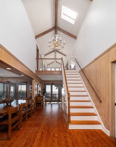 Stairs to the second floor