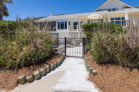 Access from House leading to beach