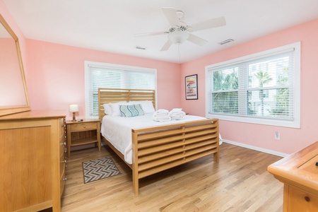 Your second full bedroom is a cozy place to relax
