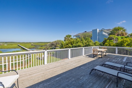 Step out onto your back deck and take in the views