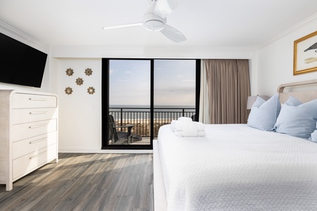 Wake up refreshed to the sound of ocean waves from your private balcony