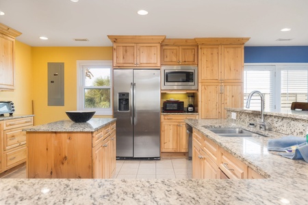 Your kitchen is fully-equipped and ready for meal time