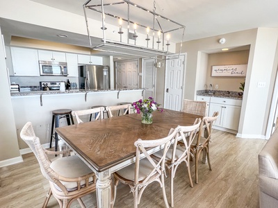 Dining-Kitchen-Dry Bar Area