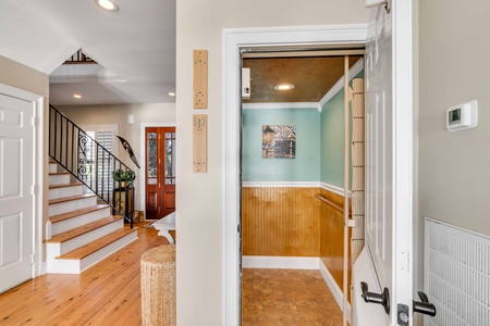 entryway and elevator