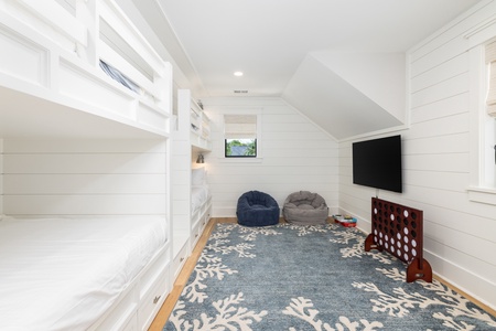 Your kids will love playing Connect Four in the bunk room