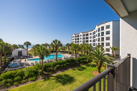 Views from your private balcony