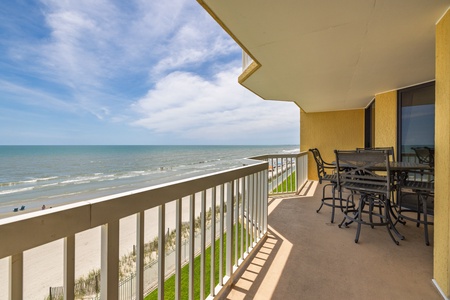 Expansive oceanfront views await you on your private balcony