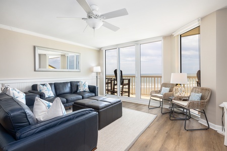 Views of the ocean can be enjoyed from the comfort of your living room