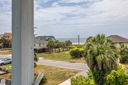 The beach is just a short walk from your front door
