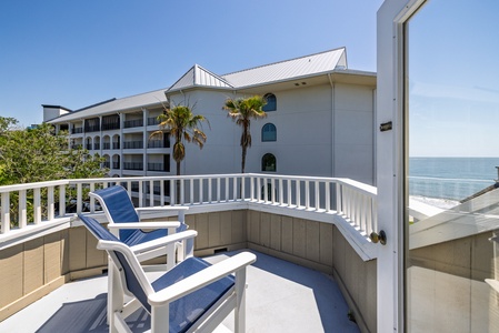 Soak up the sun and breathe in the fresh ocean air from your private balcony