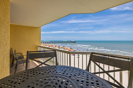 Enjoy your morning coffee while watching the sunrise from your private balcony