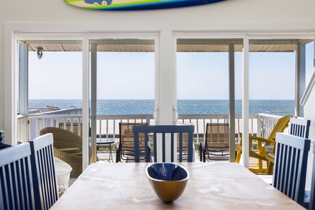 Oceanfront Screened in Porch