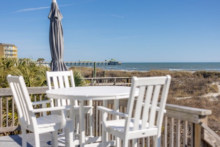 Sip your morning coffee from your private deck