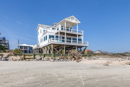 View of Saylors' Malibu from the beach