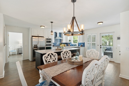 Your dining room is a welcoming space for conversation