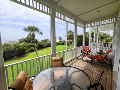 Outdoor Porch Dining Table