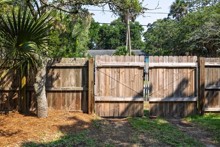 Private Backyard