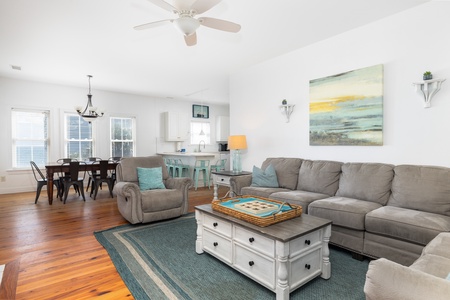 Relax in your spacious second floor living room