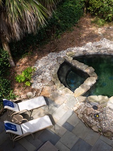 Unique pool and hot tub