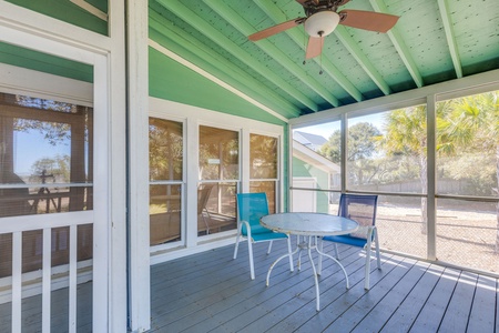 Back screened porch