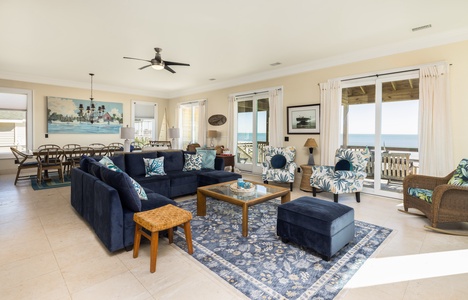 Oceanfront Living Room