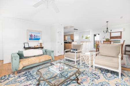 Unwind in your coastal-inspired living room