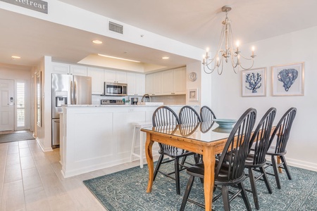 dining room and breakfast bar