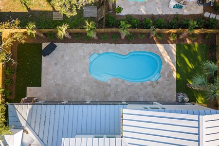 Aerial View of Pool Area