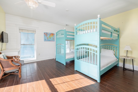 Bedroom #5 | Second Floor Bunkbed Room