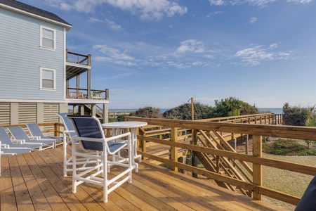 Spend evenings under the stars on your private back deck