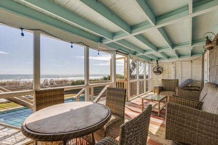 Downstairs porch