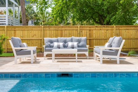 Outdoor seating area